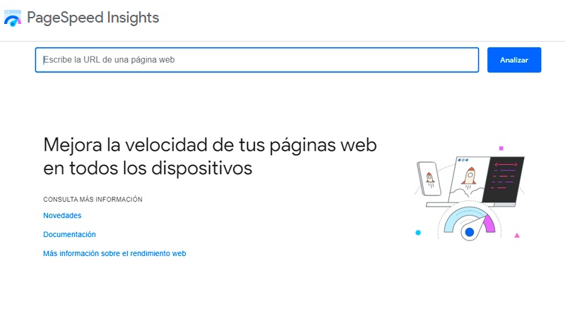 PageSpeed Insights medir la velocidad web