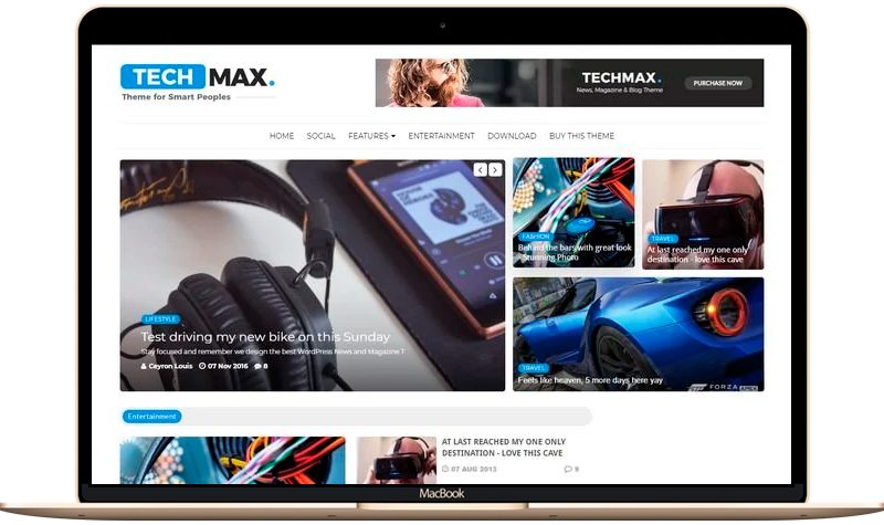 tech max plantilla noticias blogger